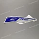 Yamaha YZF-R125 Naklejka na Tylną Owiewkę Lewa Strona OEM 5D7F839G9000