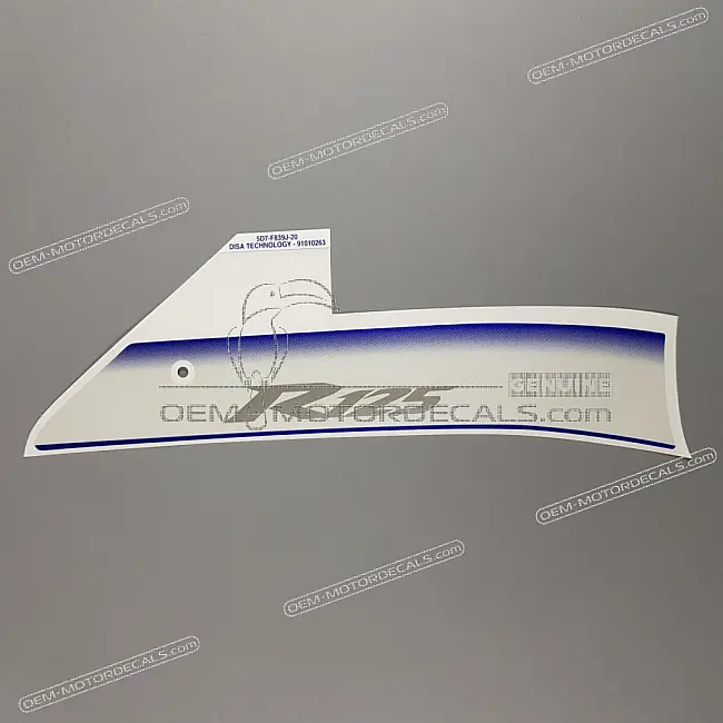 Autocollant de carénage droit Yamaha YZF-R125, côté droit, OEM 5D7F839J2000