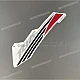 Yamaha YZF-R125 Naklejka na prawą owiewkę Prawa strona OEM 5D7F839J3000 Fabryczna naklejka winylowa