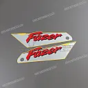 Zijkap Fazer stickerset