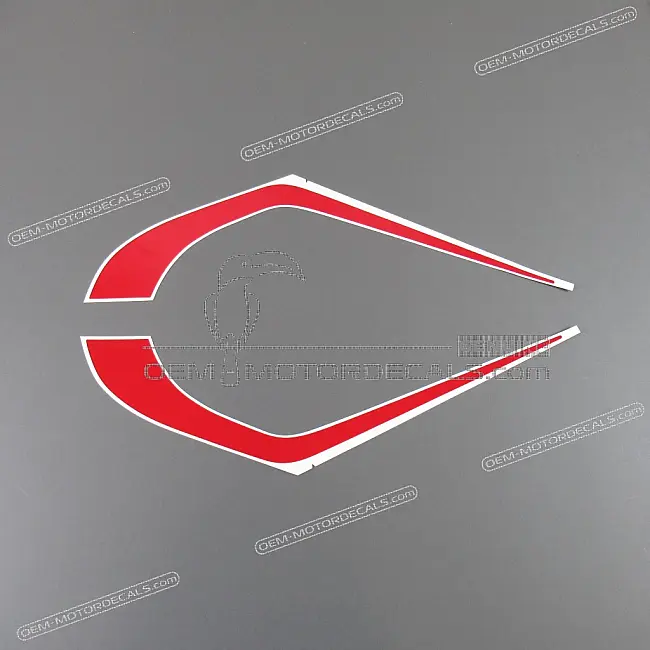 Yamaha YZF-R6 autocollant carénage arrière gauche OEM 5EB-2173L-A0-00