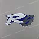 Heckverkleidung R6 Aufkleber, links