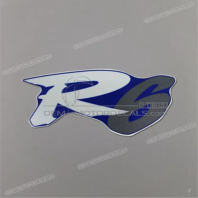 Yamaha YZF-R6 Naklejka Ogona R6 Lewa Strona OEM 5EB-21781-30-00