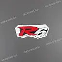 R6 Emblem Heckverkleidung, rechts