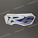 R6 embleem achterkap, rechterzijde