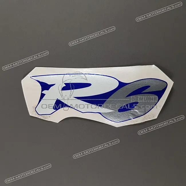 Yamaha YZF-R6 Emblema R6 Codone Lato Destro OEM 5EB-21782-10-00