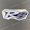R6 Emblem für Heckverkleidung