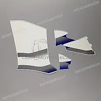 Yamaha stickerset onderkuip, linkerzijde 5EB-28301-30-00