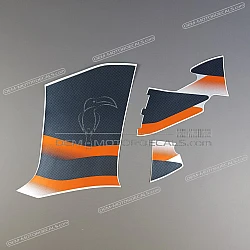 Juego de pegatinas para panel lateral , lado derecho