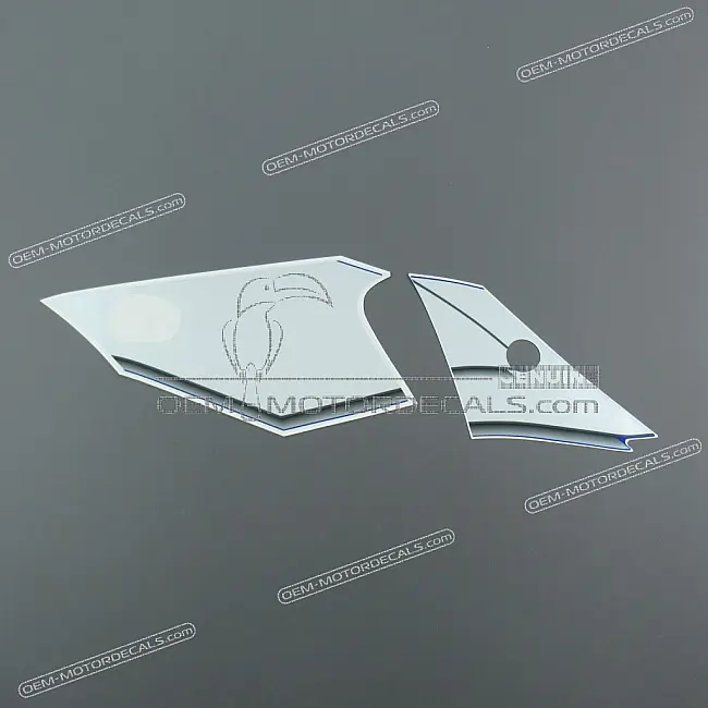 Yamaha YZF-R6 Carénage Inférieur Gauche Autocollant YAMAHA OEM 5EB283040000