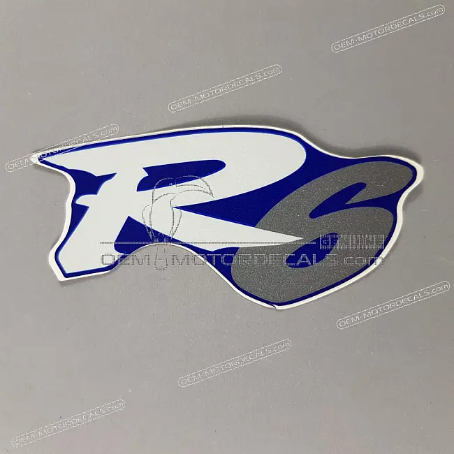 Yamaha YZF-R6 Embleem bovenste voorkuip rechts OEM 5EB-28315-10-00