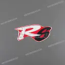 R6 Emblem Frontverkleidung oben, links