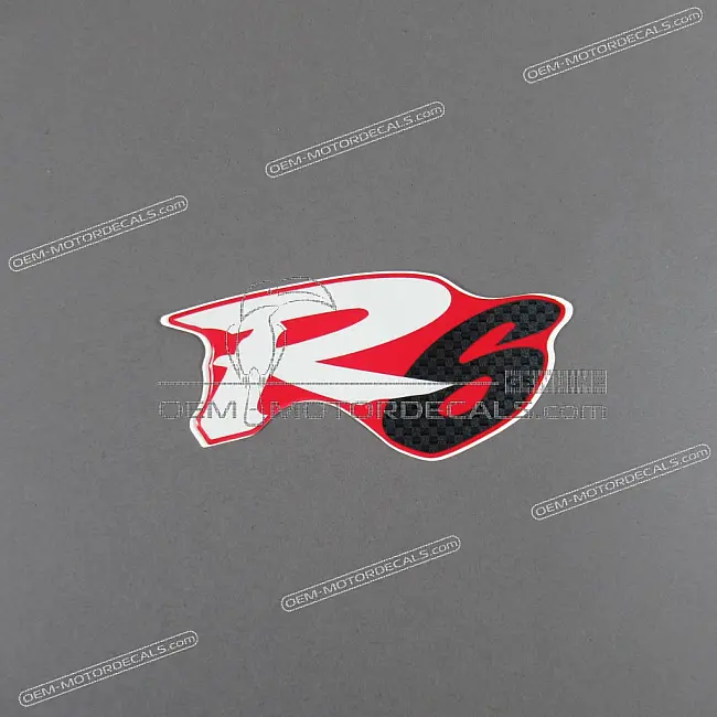 Yamaha YZF-R6 Emblème R6 Carénage Supérieur Avant Gauche OEM 5EB-28315-30-00