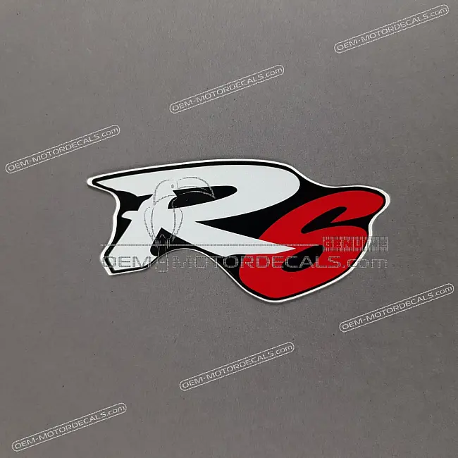 Yamaha YZF-R6 Emblema R6 Carenado Frontal Superior Derecho OEM 5EB-28315-40-00