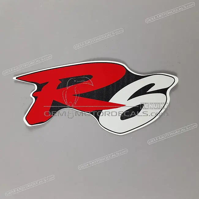 Yamaha YZF-R6 Emblem für Verkleidung links OEM 5EB-28328-00-00
