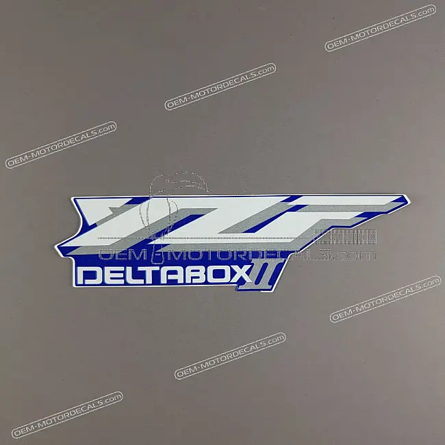 Yamaha YZF-R6 Side Cowling YZF Emblem Right Side OEM 5EB283380000 factory graphic sticker