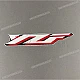 Yamaha YZF-R6 Left Side Fairing R6 Emblem Left Side OEM 5EB-2839H-60-00