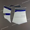 Yamaha sticker onderkuip, linkerzijde