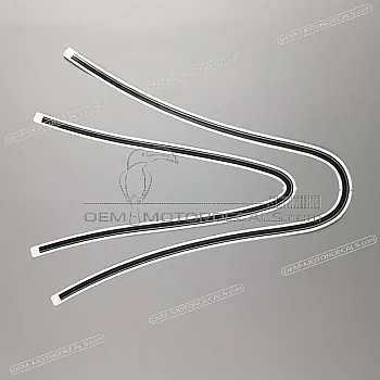 Front fender decal set