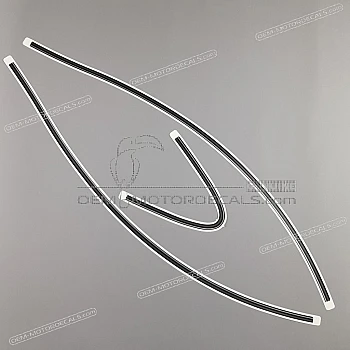 Rear fender, decals set