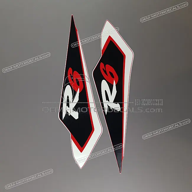 Yamaha YZF-R6 Autocollant de Coque Arrière R6 YZF Gauche OEM 5MT2173L0000