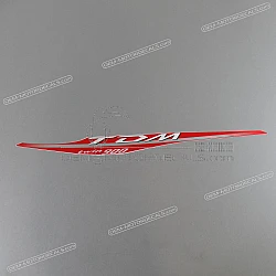 Side cowling decal, left side