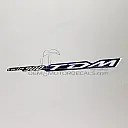 TDM900 side cowl graphic, right side