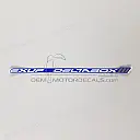 Kontkap R1 logo sticker, links
