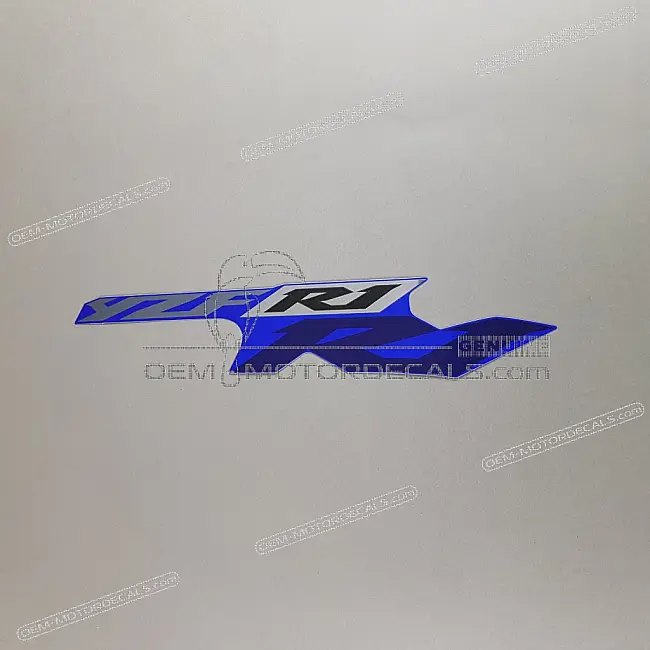 Yamaha YZF-R1 Rechter Zijkuip YZF Sticker Strip Rechts OEM 5PW-28392-10-00