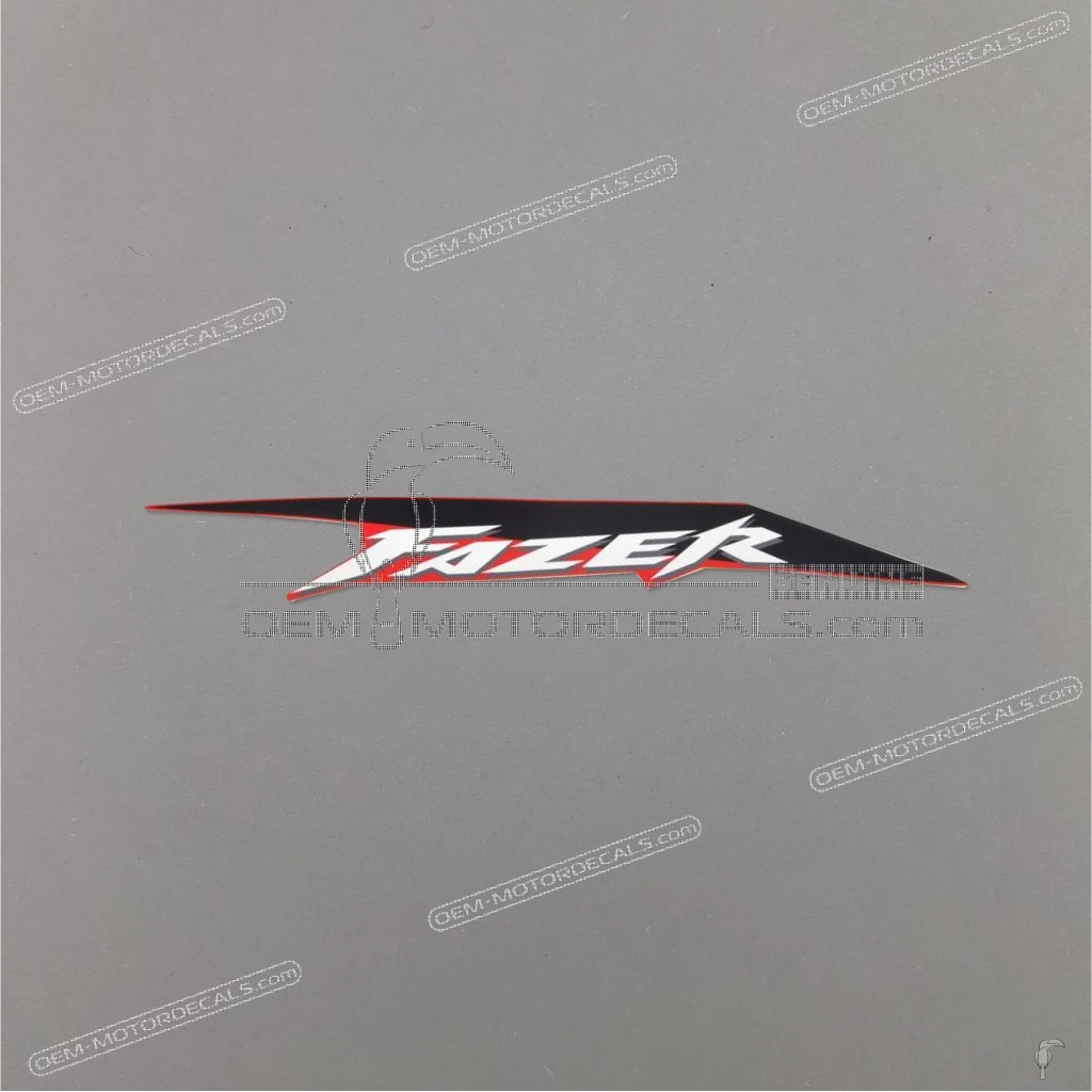 Yamaha FZS600 FAZER Adesivo Grafica Carenatura Laterale Sinistra OEM 5RT283913000 Autentico Vinile Originale di Fabbrica