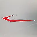 Sticker achterkant links