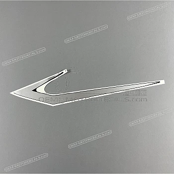 Heckverkleidung Aufkleber, Linke Seite