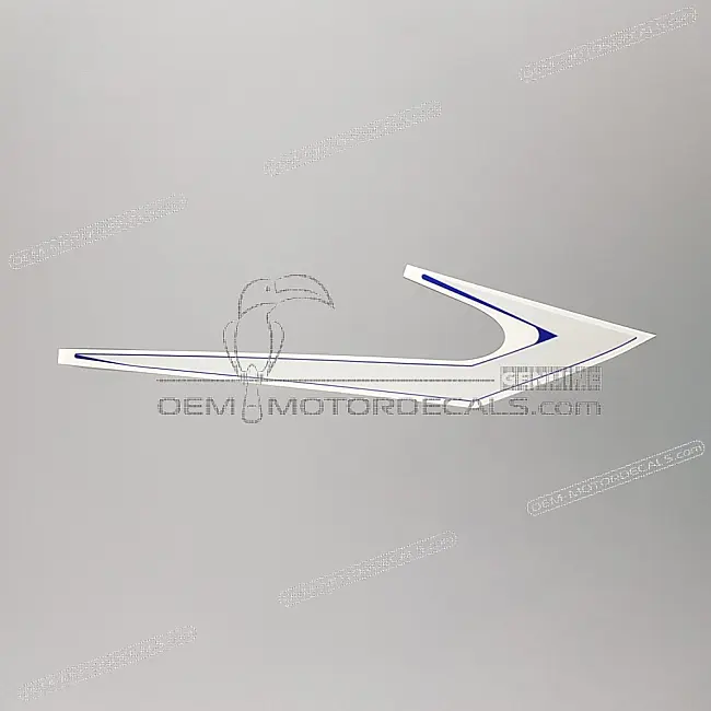 Yamaha YZF-R6 Achterkap Sticker Rechts OEM 5SL-2173F-10-00