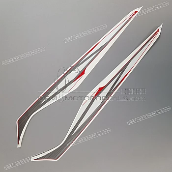 Adesivi posteriore coda carena, set