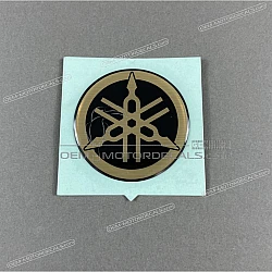 Fuel tank tuning fork emblem