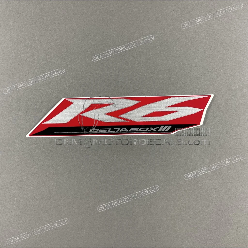Yamaha YZF-R6 Side Fairing R6 Emblem OEM 5SL2834CB000