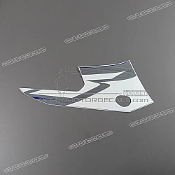 Side cowling decal, left side