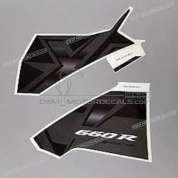 Seitenverkleidung Aufkleber Satz, Rechte Seite