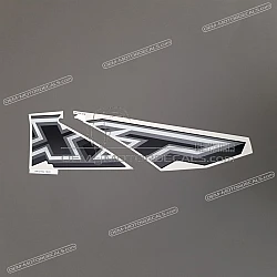 Side cowling decals set, left side