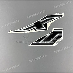 Side cowling decals set, right side