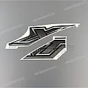XT660R tank shroud and side panel graphic set, right side