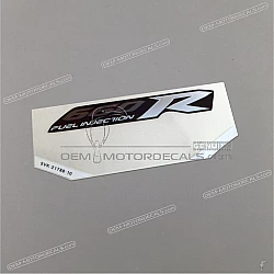Side cowling decal
