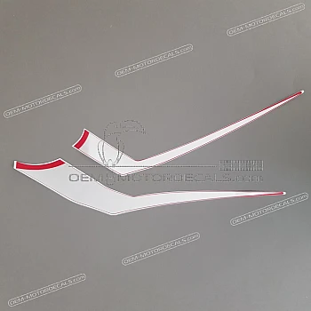 Tail cowl R1 graphic, left side