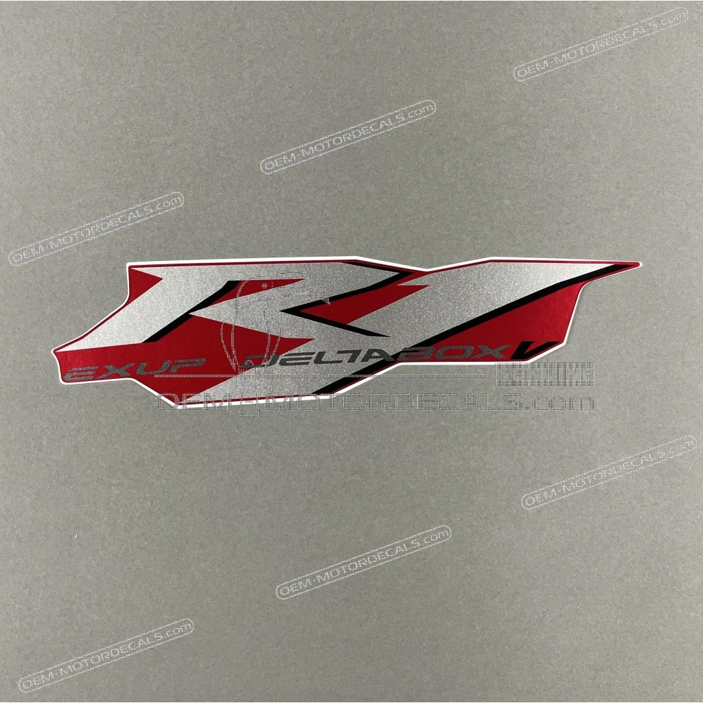 Yamaha YZF-R1 Grafica Carena Laterale EXUP DELTABOX V Sinistra OEM 5VY-2834C-41-00