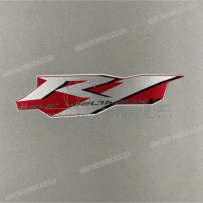 Yamaha YZF-R1 Grafica Carena Laterale EXUP DELTABOX V Sinistra OEM 5VY-2834C-41-00