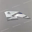 Side cowling graphic, left side