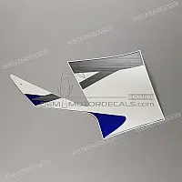 YAMAHA Autocollant de carénage latéral R1, côté gauche 5VY-28391-10-00