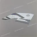 Right side middle cowling R1 graphic, right side