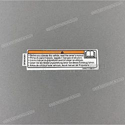 Voorzichtigheid label