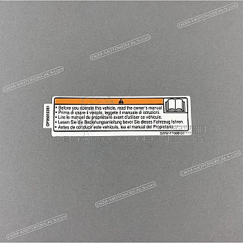 Etiqueta de precaución